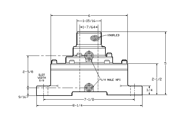 Air Collet Fixture Dimensions